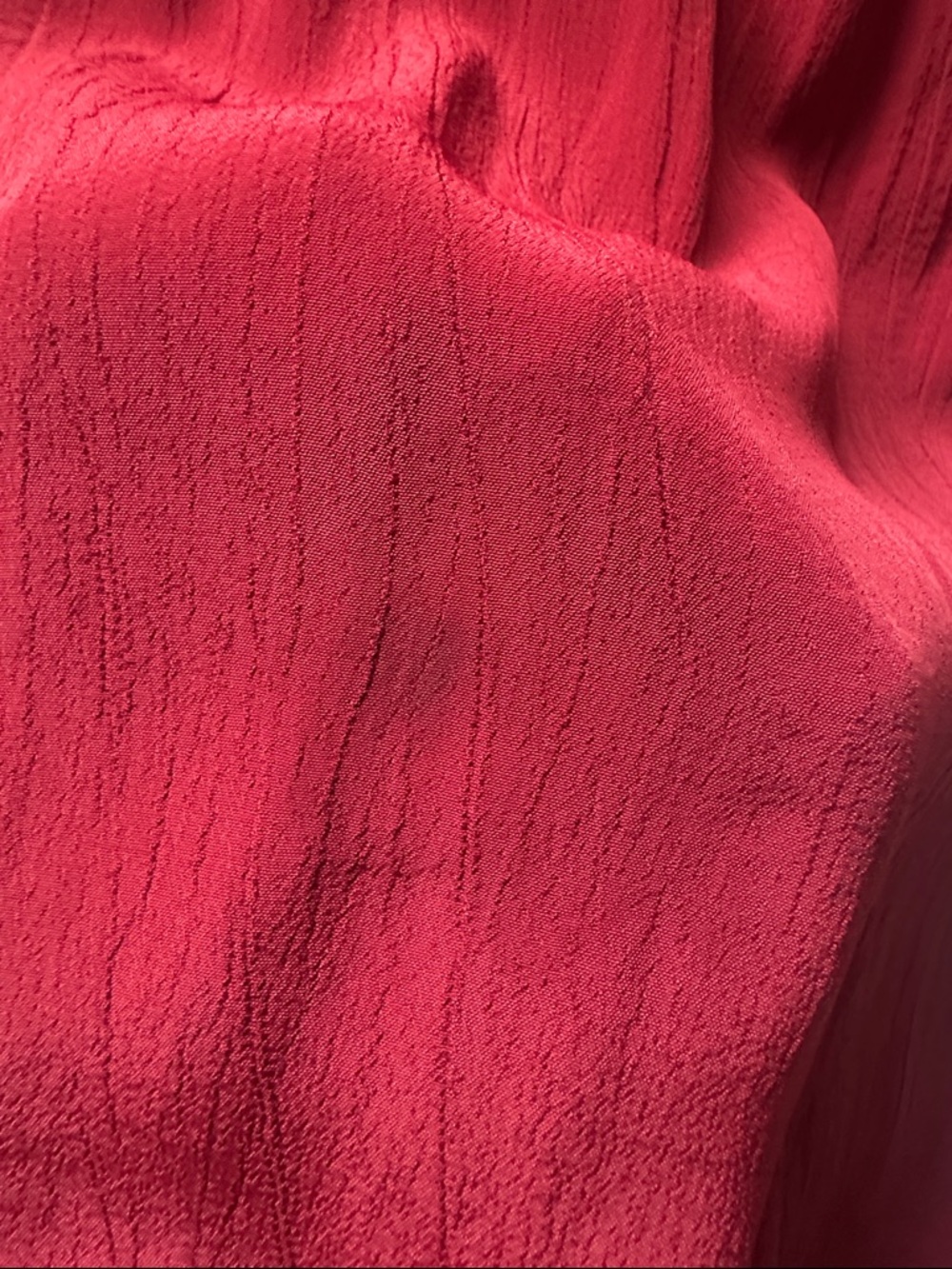 Tie-Neck Burgundy Blouse for Women - Picture 7 of 8